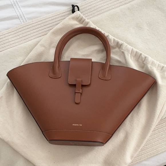 Paris/64 Lumière Brown Satchel - Picture 2 of 3